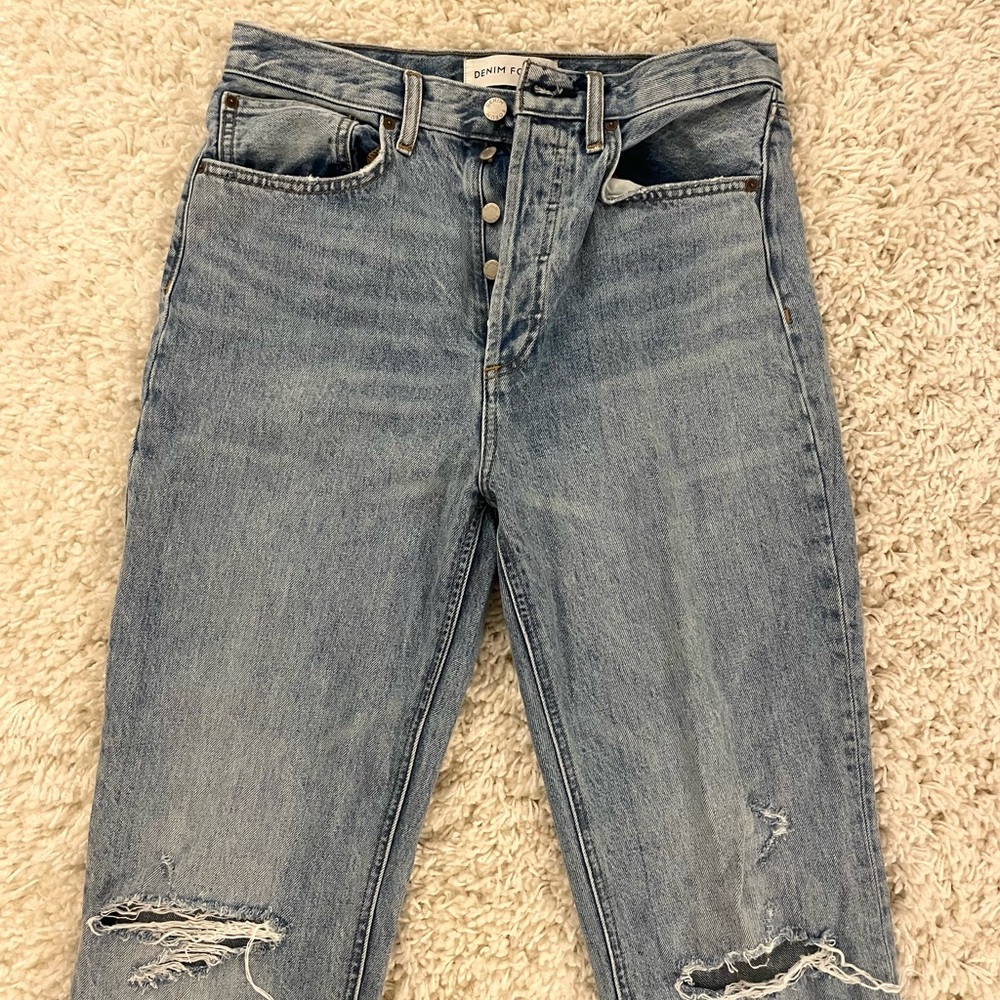 Denim Forum THE JONI HIGH RISE LOOSE Jean